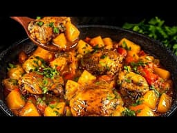 We Eat This Every Day! Juicy Chicken & Potatoes (One Pan)