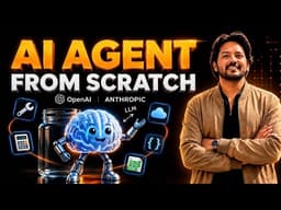 Build Your First AI Agent From Scratch (2026) - Your LLM Is a Brain in a Jar