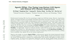 Agentic ESOpt: Fine-Tuning Long-Horizon LLM Agents with Minimal GPU Requirements