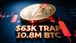 Bitcoin Claws Back to $63K, But 10.8M BTC Are Bleeding