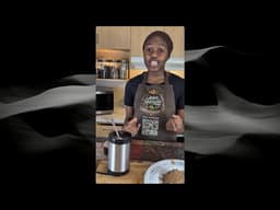 Teaching man how to cook chicken stew