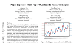 Paper Espresso: From Paper Overload to Research Insight