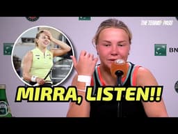 Shnaider Gives Her Advice On How Andreeva Can BEAT Chwalińska In French Open Final! | Roland Garros