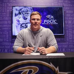 @Ravens: Ethan Pocic signs on the dotted line! Welcome to Baltimore! https://t.co/CdgUYXexGZ