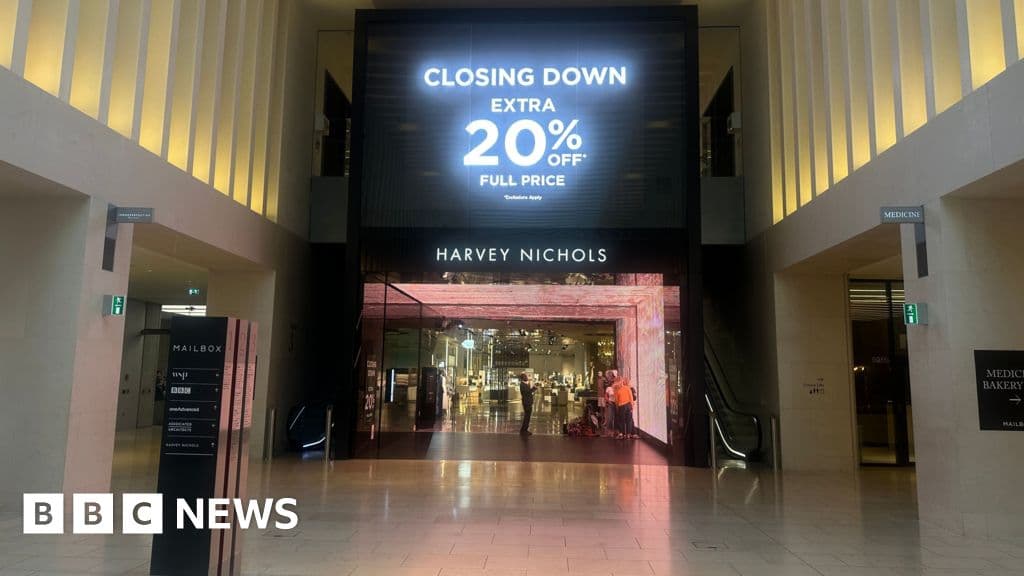 Sadness as one of city's last department stores to close