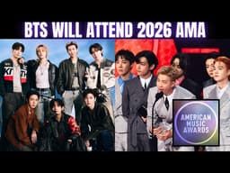 BTS CONFIRMED SPECIAL APPEARANCE FOR THE 2026 AMERICAN MUSIC AWARDS🔥Nominated in 3 Major Categories💜