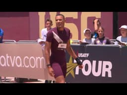 Jamal Britt Breaks 13 Seconds for the First Time in Men's 110m Hurdles Win | USATF LA Grand Prix