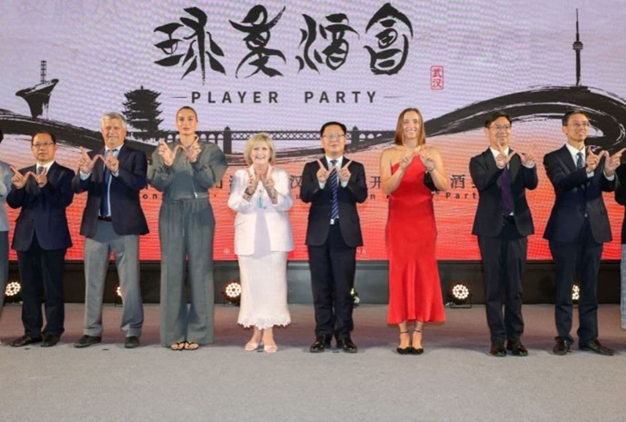 Iga’s Undress Code red Wuhan event dress