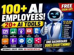 100+ AI Employees, 20+ AI Tools in One Platform [FREE Sign Up!]