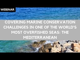 Covering Marine Conservation Challenges in the Mediterranean