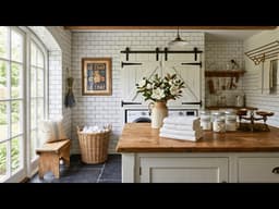 🧺 French Laundry Nook: Turn Your Chore Room into a Serene Vintage Sanctuary ✨