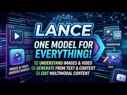Lance: Unified Multimodal Modeling by Multi-Task Synergy