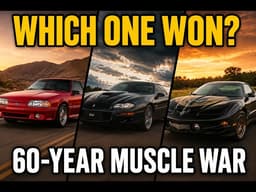 Mustang vs Camaro vs Firebird — Which One Actually Survived