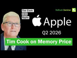 Tim Cook on memory price