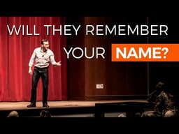 Will They Remember Your Name? | Simon Sinek