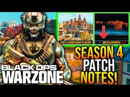 Full SEASON 4 UPDATE PATCH NOTES! (WARZONE META UPDATE, New GAMEPLAY CHANGES, & More)
