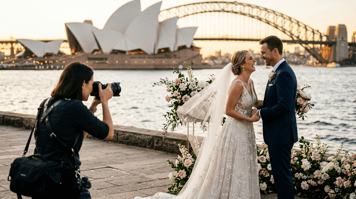 Wedding photographer service page offers practical client guidance