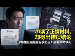 「AI读了正确材料，却得出错误结论」— 开发者实测揭露谷歌、必应AI摘要的致命缺陷