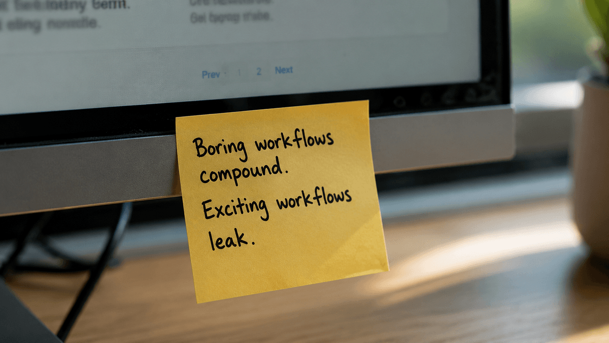 I Tried 14 AI Workflows in 6 Months. Only One Survived. Here's Why.
