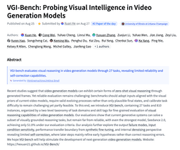 @_akhaliq: VGI-Bench

Probing Visual Intelligence in Video Generation Models

paper: https://t.co/nHII38Xnr2 ht...