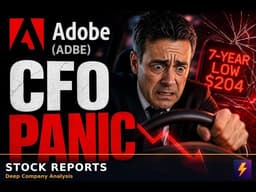 The CFO Panic Driving ADBE to a 7-Year Low of $204