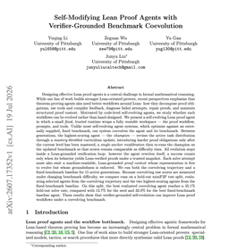 @omarsar0: I agree with what this AI paper suggests.

Self-improving agents should evolve their benchmarks too....