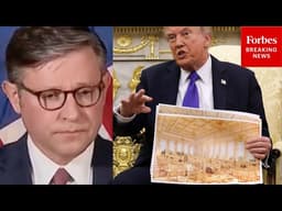 Speaker Johnson Asked: Is It 'The Right Time' For Congress To Be 'Prioritizing' Ballroom Funding?