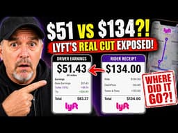 Driver Got $51… Rider Paid $134!