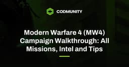 Modern Warfare 4 Campaign: All Missions