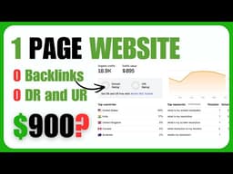 Build a One-Page AI Website & Earn $900+ Per Month | Step-by-Step for Beginners