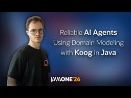 Reliable AI Agents Using Domain Modeling with Koog in Java