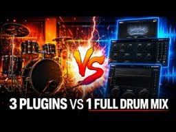 I mixed a full drum kit with just 3 plugins