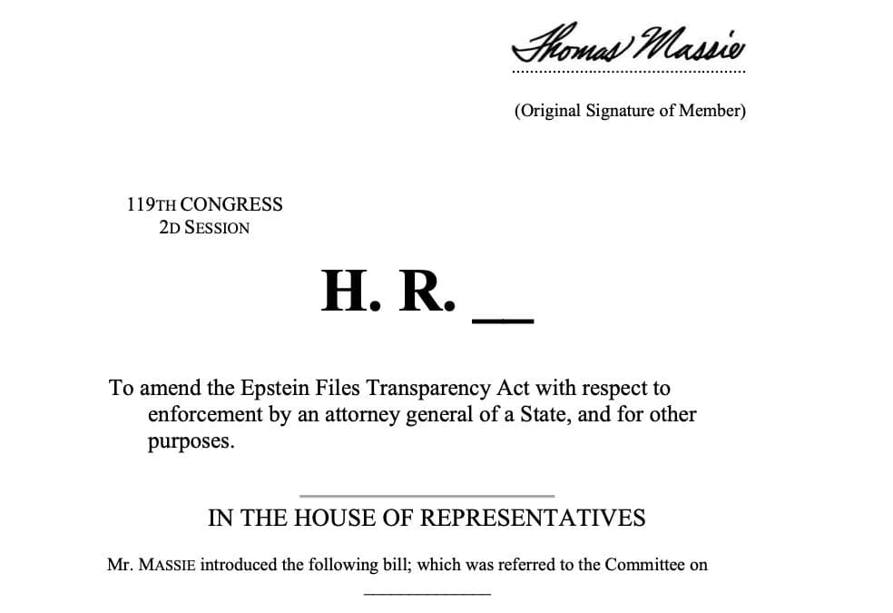 Congress Just Moved to Take the Epstein Files Away From the Justice Department