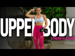Upper Body Strength and Tone and Ab Burnout| 30 Minute Dumbbell Workout