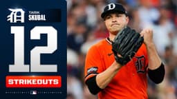 Tarik Skubal strikes out a DOZEN in a DOMINANT outing for the Detroit Tigers! 🐅 | MLB Highlights