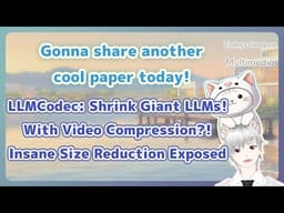 LLMCodec: Shrink Giant LLMs with VIDEO Compression?!
