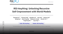 Unlocking Recursive Self-Improvement with World Models