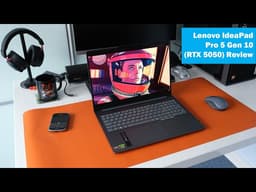 Lenovo IdeaPad Pro 5 Gen 10 multimedia laptop review (AMD 350, 16" 2.8K OLED, NVIDIA RTX 5050)