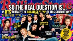 Rolling Stone Crowned BTS the Greatest Artist of 2026#BTS #ARMY #BTS2026 #Kpop #RollingStone #방탄소년단