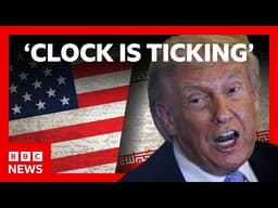 Donald Trump tells Iran 'clock is ticking' as oil prices jump again due to uncertainty | BBC News