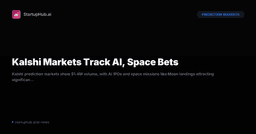 Kalshi Markets Track AI, Space Bets