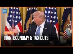 US President Trump Talks Iran, Economy & Tax Cuts at White House Event | Full Speech