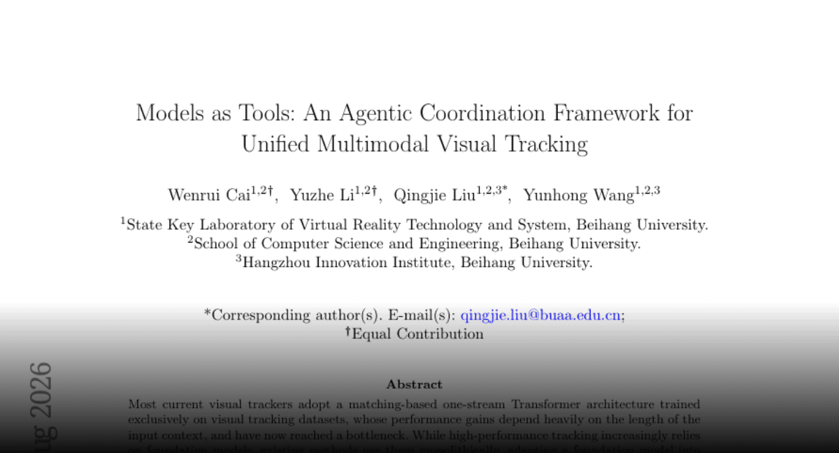 Models as Tools: An Agentic Coordination Framework for ...