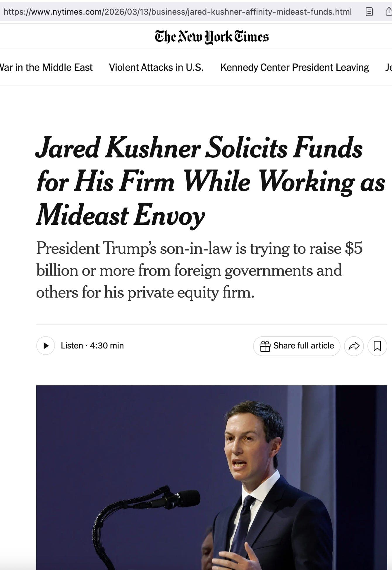 Unacceptable 'Diplomacy'