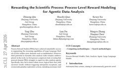 Rewarding the Scientific Process: Process-Level Reward Modeling for Agentic Data Analysis