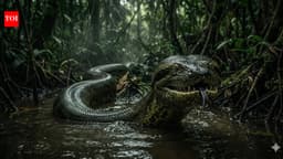 Green Anaconda is the world’s heaviest snake that can swallow humans whole: Know about its physical characteristics, habitat, diet, and more | - The Times of India
