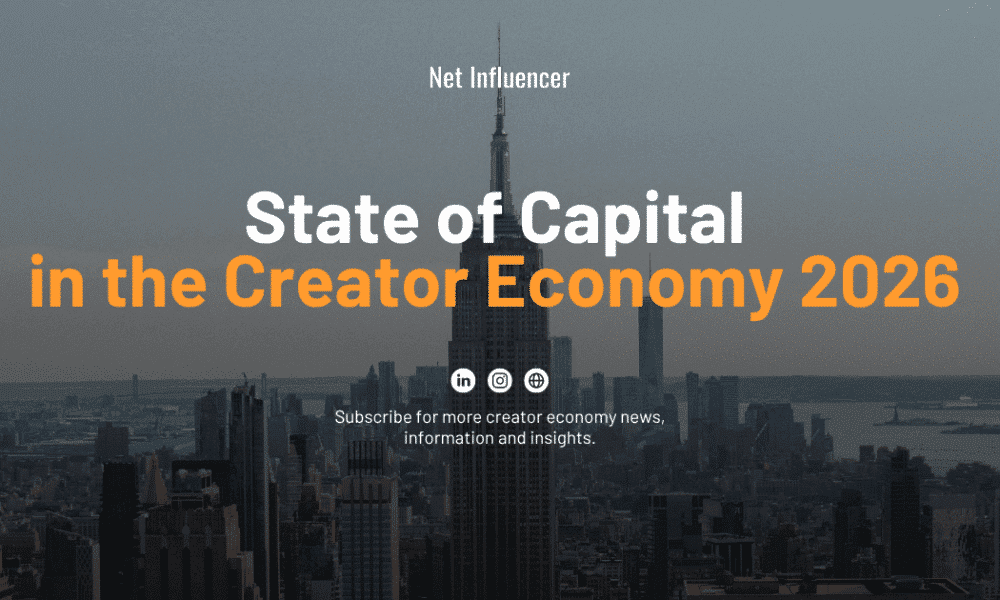 State of Capital in the Creator Economy 2026