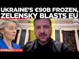 ZELENSKY SLAMS EU Over Blocked €90 Billion Winter Support Package | US-Iran War