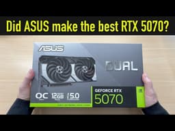 Noisy or Quiet? ASUS DUAL RTX 5070 OC Review