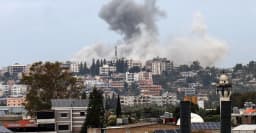 Airstrikes and artillery fire hit southern Lebanon